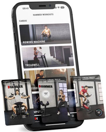 Hammer Workouts Mock-up Hammer Workouts Mock-up