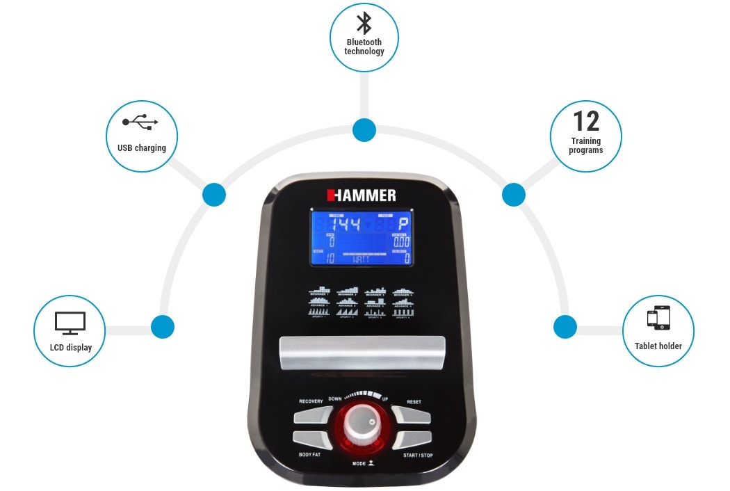 Ordinateur de fitness clair Ordinateur de fitness clair