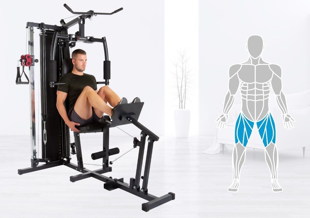 Presse à jambes forte