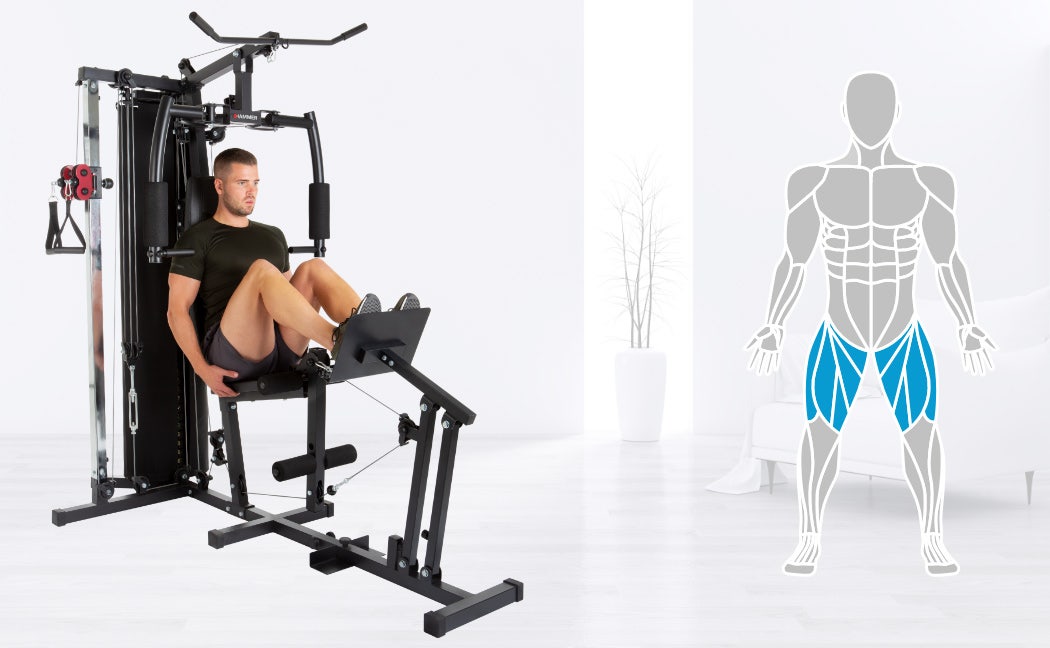 Presse à jambes forte