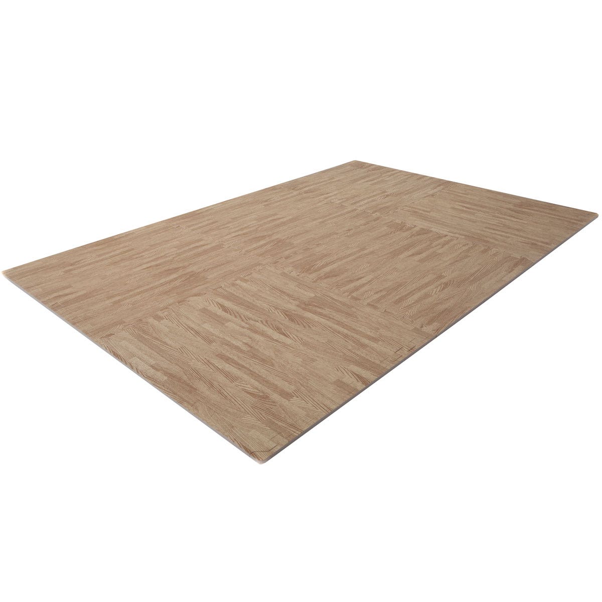 Puzzelmat houtlook
