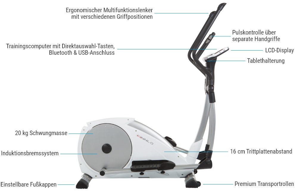 FINNLO by HAMMER Crosstrainer Loxon XTR BT FINNLO by HAMMER Crosstrainer Loxon XTR BT