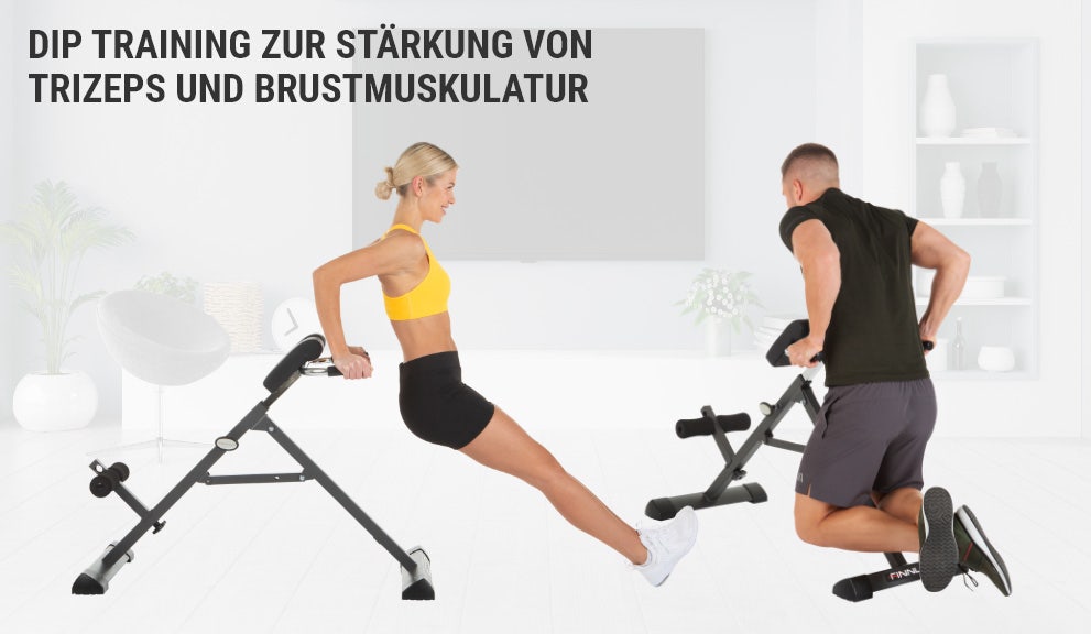 Dip Training zur Stärkung Dip Training zur Stärkung